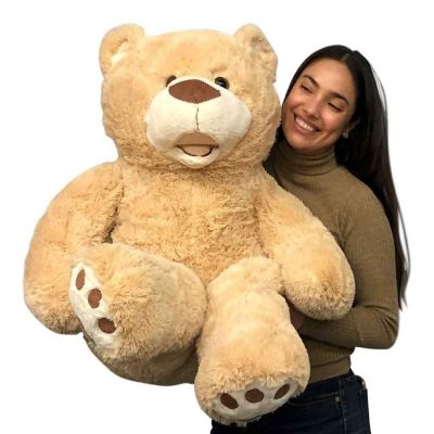 Big Plush Giant 4 Foot Teddy Bear Soft Huge Stuffed Animal Image 1