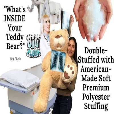 Big Plush Giant 4 Foot Teddy Bear Soft Huge Stuffed Animal Image 1