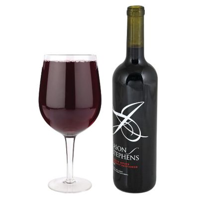 Big Swig: Full Bottle Wine Glass Image 1