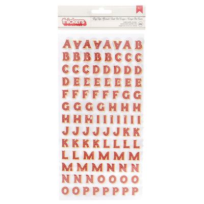 Big Top Dreams Thickers Stickers 5.5"X11" 212/Pkg-Alpha/Puffy Image 1