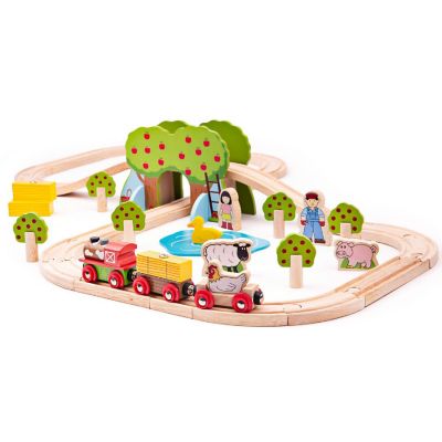 Bigjigs Rail, Farm Train Set Image 1