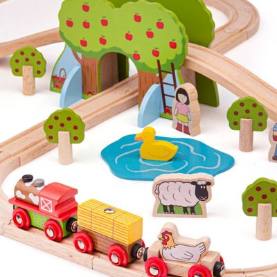 Bigjigs Rail, Farm Train Set Image 1