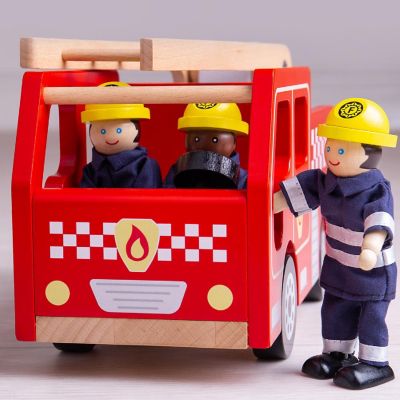 Bigjigs Toys, City Fire Engine Image 2