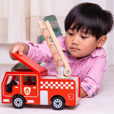 Bigjigs Toys, City Fire Engine Image 3