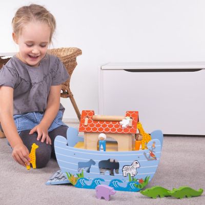 Bigjigs Toys, Wooden Noah's Ark Playset Image 2