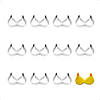 Bikini Top 3.5" Cookie Cutters Image 1
