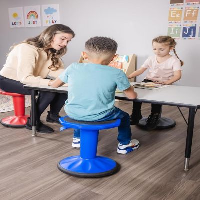 Bintiva Adjustable Wobble Stool - Black Image 3