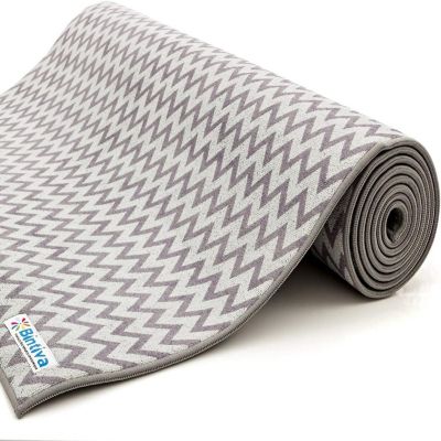 Bintiva Gray 2-in-1 Towel and Mat Combination - Gray Image 1