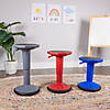 Bintiva Height Adjustable Wobble Stool, Purple Image 2