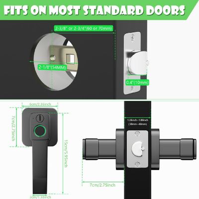 Biometric Smart Keypad Black Image 1
