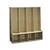 Birch 4-Section Locker Image 2