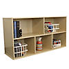 Birch 5-Compartment Storage Cabinet 24" Height Image 1