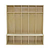 Birch 5-Section Locker with Upper Cubbies Image 4