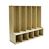 Birch 5-Section Locker Image 1