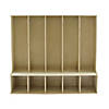 Birch 5-Section Locker Image 2