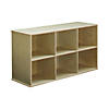 Birch 6-Compartment Storage Cabinet 24" Height Image 1