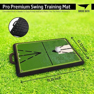 Birdie Mat Pro Premium Swing Training Mat For Analyzing Swing Path And Ball Impact Image 2