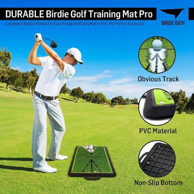 Birdie Mat Pro Premium Swing Training Mat For Analyzing Swing Path And Ball Impact Image 3