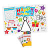 Birthday Activity Placemat & Crayons Kit for 12 Image 1
