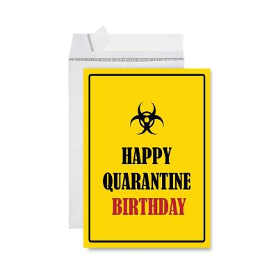 Birthday Biohazard Sign 8.5x11in Image 1