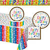 Birthday Confetti DeluPropere Tableware and Decorations Kit Image 1