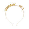 Birthday Girl Gold Headband Image 1