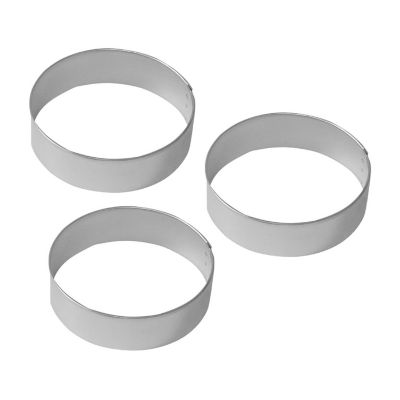 Biscuit Circle 3 PC Cookie Cutter Set Image 1