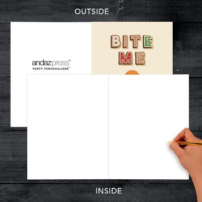 Bite Me Gingerbread Jumbo Card 8.5x11IN Image 2