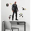 Black adam giant peel & stick wall decals Image 1