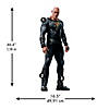 Black adam giant peel & stick wall decals Image 3