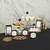 Black &amp; Gold Buffet Decorating Kit - 12 Pc. Image 1