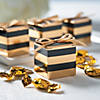 Black & Gold Favor Boxes - 24 Pc. Image 1