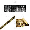 Black &amp; Gold Parade Float Decorating Kit - 8 Pc. Image 1