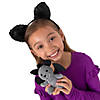 Black &amp; Gray Bat Stuffed Bear - 12 Pc. Image 1