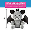 Black &amp; Gray Bat Stuffed Bear - 12 Pc. Image 2