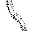 Black & Silver 2024 Beaded Necklaces - 24 Pcs.  Image 1