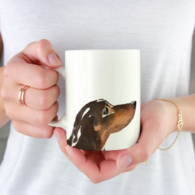Black &amp; Tan Dachshund Ceramic Mug Image 1