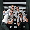 Black &amp; White Backdrop - 3 Pc. Image 1