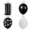 Black & White Balloon Bouquet - 49 Pc. Image 1
