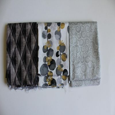 Black and White Fabric Bundle,Last of the Best 2 Yds 22 inches Image 1