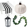 Black & White Halloween & Fall Wedding Centerpiece for 3 Tables Image 1