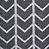 Black & White Herringbone Napkin (Set Of 6) Image 4