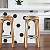 Black and white large hexagon sticktile Image 1