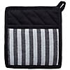 Black & White Stripe Potholder (Set Of 2) Image 4