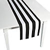 Black & White Striped Table Runners - 3 Pc. Image 1