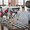 Black & White Striped Table Runners - 3 Pc. Image 3