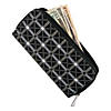 Black &amp; White Zippered Wallets - 6 Pc. Image 1