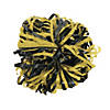 Black & Yellow Two-Tone Spirit Cheer Pom-Poms - 24 Pc. Image 1