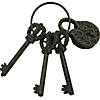 Black Antique Key Ring Decoration Image 1