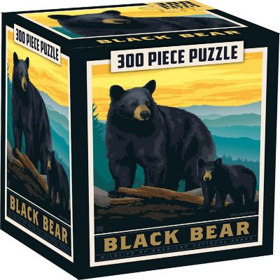 Black Bear 300 Piece Jigsaw Puzzle Image 1